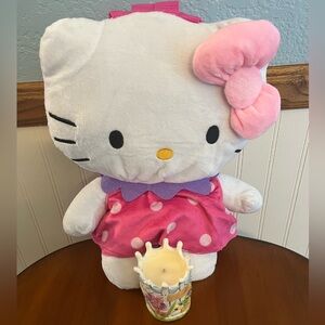 Hello‎ Kitty Plush Backpack/purse